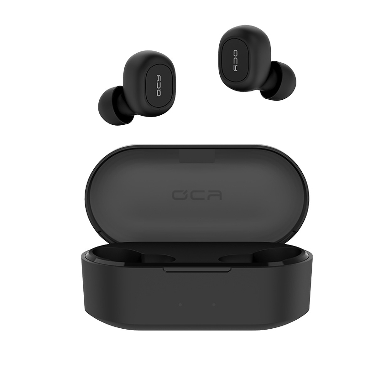 Tai Nghe Bluetooth Không Dây TWS Xiaomi QCY T2C V5.0 Màu Đen Có Dock tự sạc - Hàng chính hãng