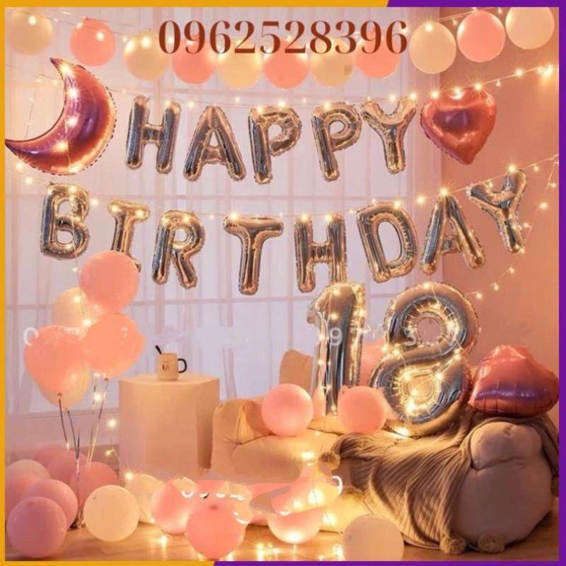 SET TRANG TRÍ️SINH NHẬT SP-0021 ️Tặng kèm băng dính ️ bơm tay