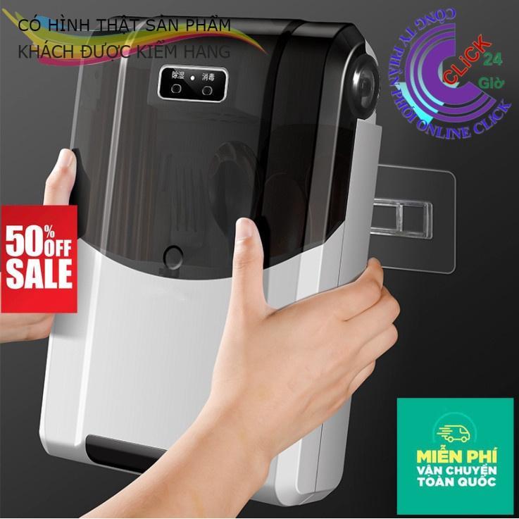 Máy Sấy Đũa Thìa Khử Khuẩn Bằng Tia UV Thông Minh - Hàng Cao Cấp Hộp Đựng Đũa Muỗng Hoa Mười Giờ Bonsai & Phụ Kiện