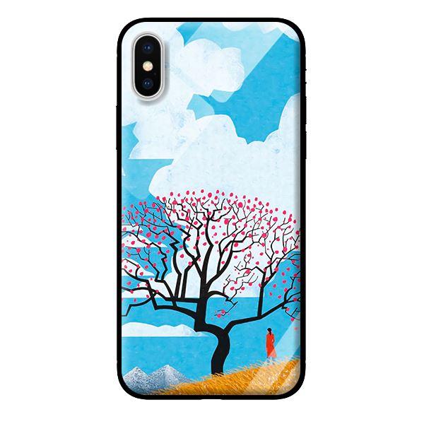 Ốp kính cường lực cho iPhone X Cô Đơn - Hàng chính hãng