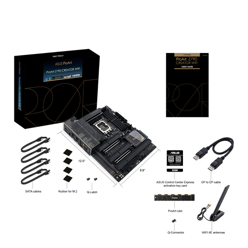 Bo mạch chủ Main ASUS PROART Z790-CREATOR WIFI Socket LGA 1700 - Hàng Chính Hãng