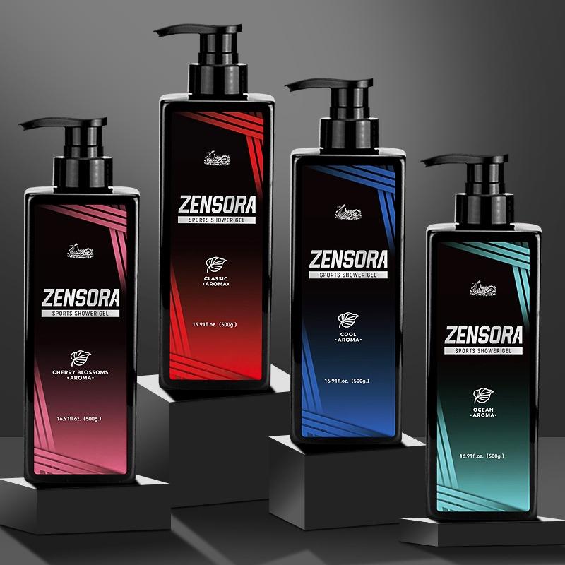 Sữa tắm dành cho nam hương thơm mạnh mẽ Zensora Sport Shower Cream 500ml