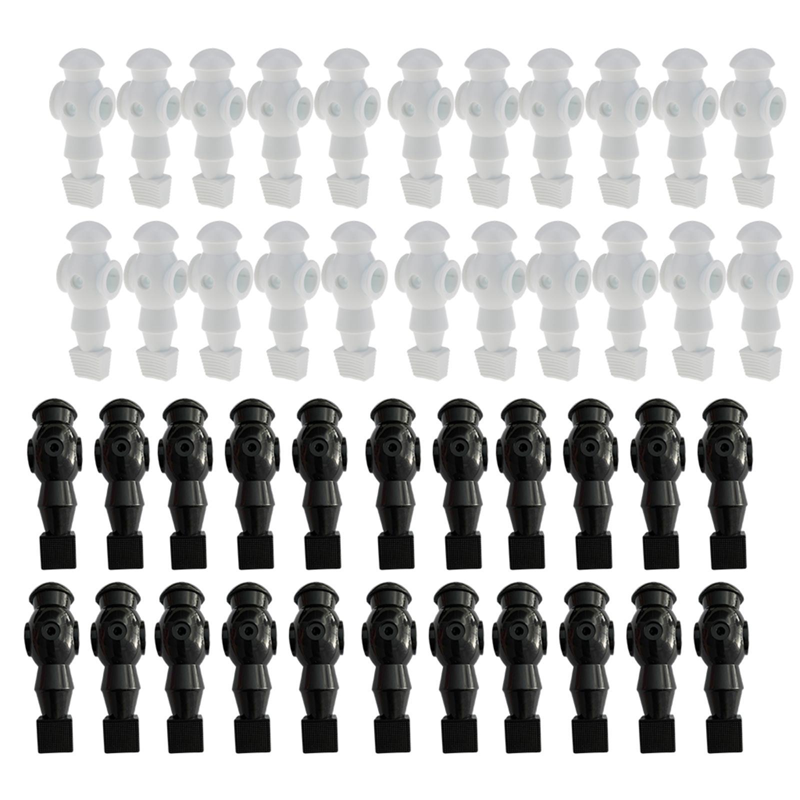 44Pcs 5/8" Foosball Man Table Football Soccer Player For Dynamo Table