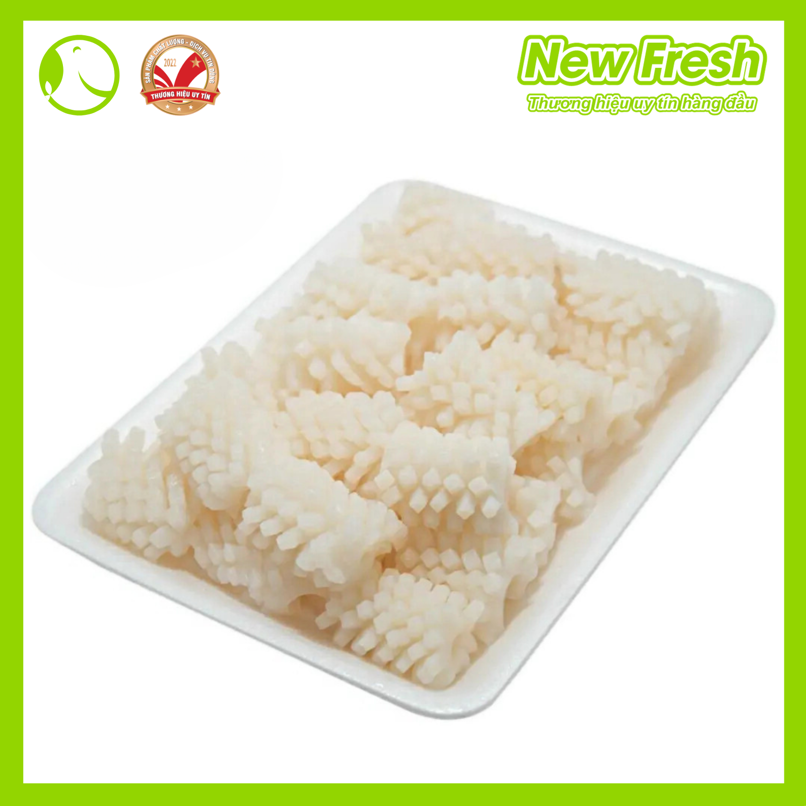 Mực Ống Làm Sạch Cắt Hoa Túi 1Kg