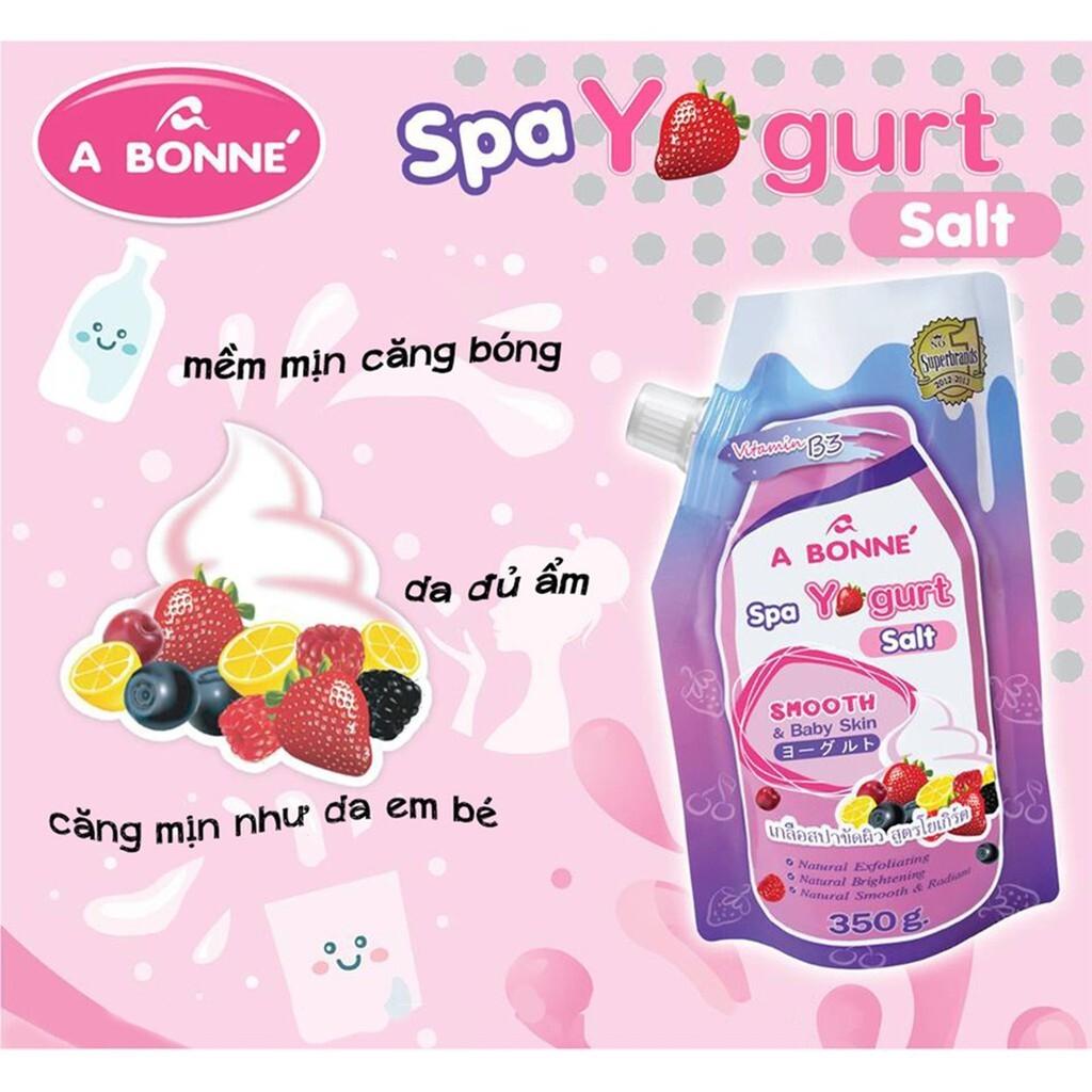 Muối tắm A Bonne sữa bò tẩy da chết Abonne Spa Milk Salt 350g Meow Beauty Shop by Trinh Meow