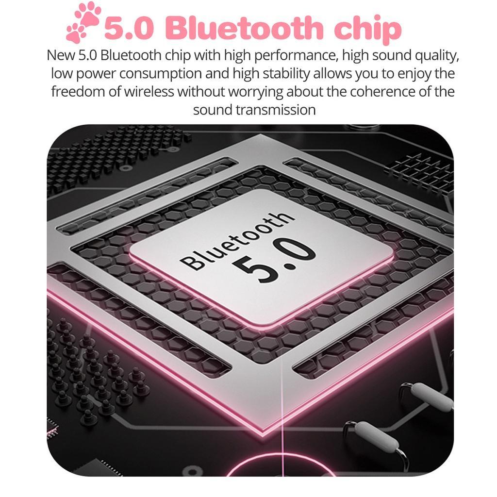 Tai Nghe Chụp Tai TZUZL B39 Không Dây Kết Nối Bluetooth Có Đèn LED Và Thể Gấp Gọn