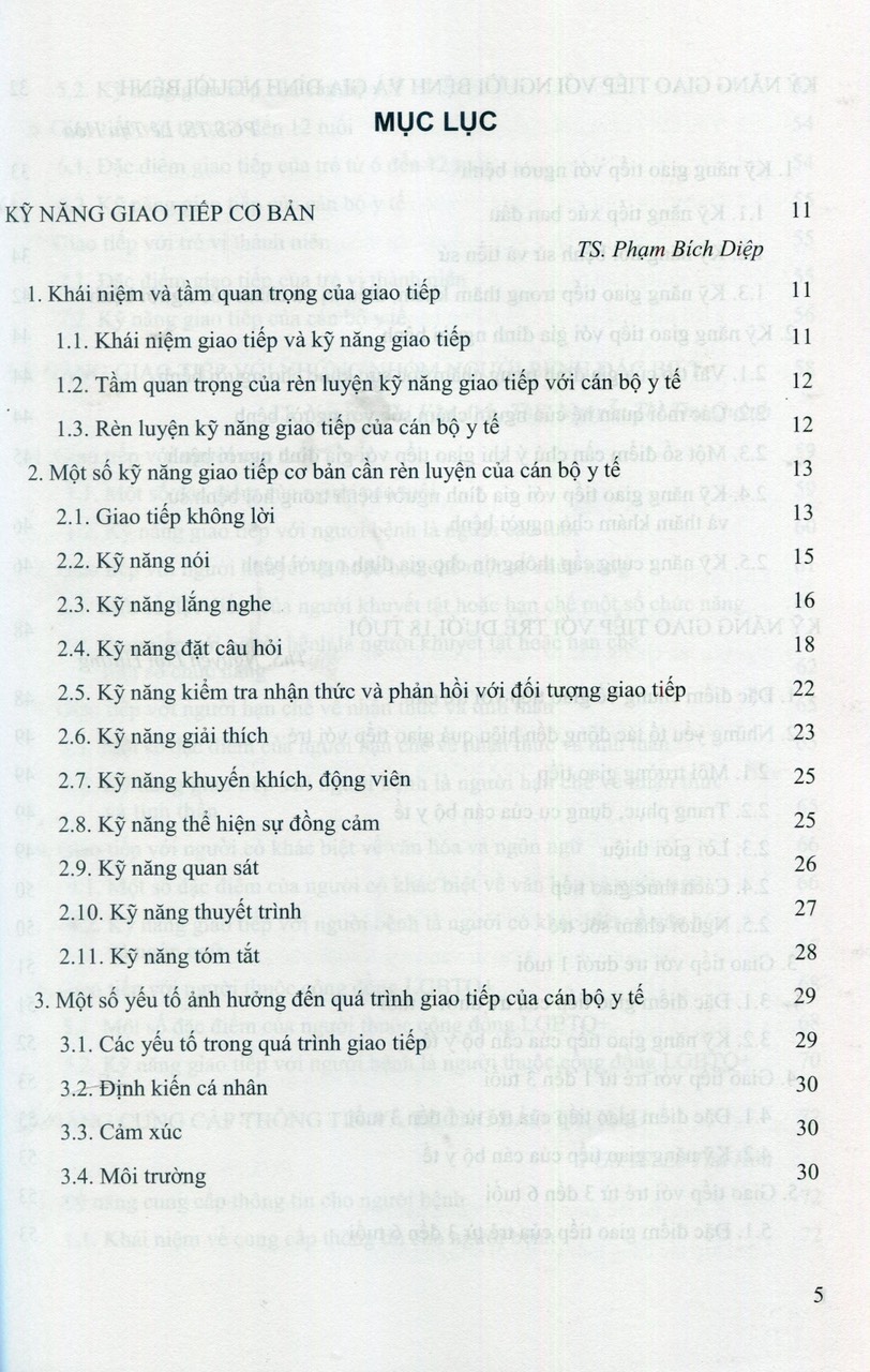 Giáo Trình Kỹ Năng Giao Tiếp Dành Cho Cán Bộ Y Tế( Y)