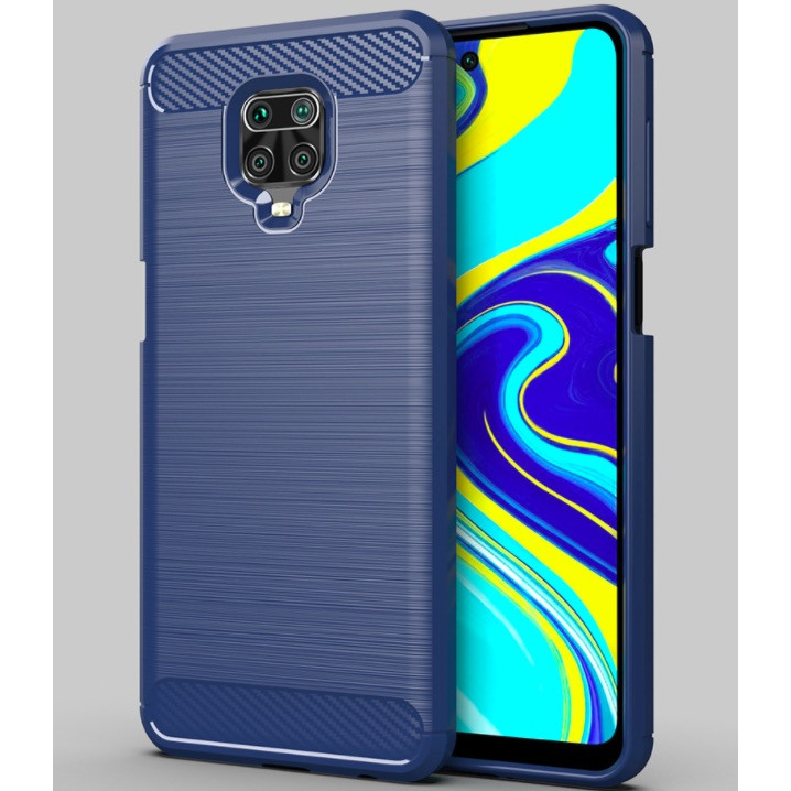 Ốp lưng chống sốc Vân Sợi Carbon cho Xiaomi Redmi Note 9 Pro