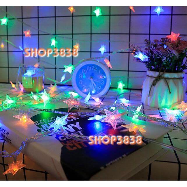 Dây Đèn Led Bi Đục Tròn Dài 3M - 20 Bóng Nhiều Màu Trang Trí Noel Lễ Tết