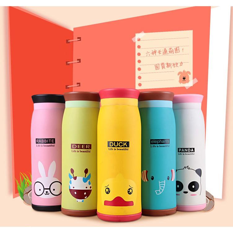 Bình giữ nhiệt hình thú kute 350/500ml