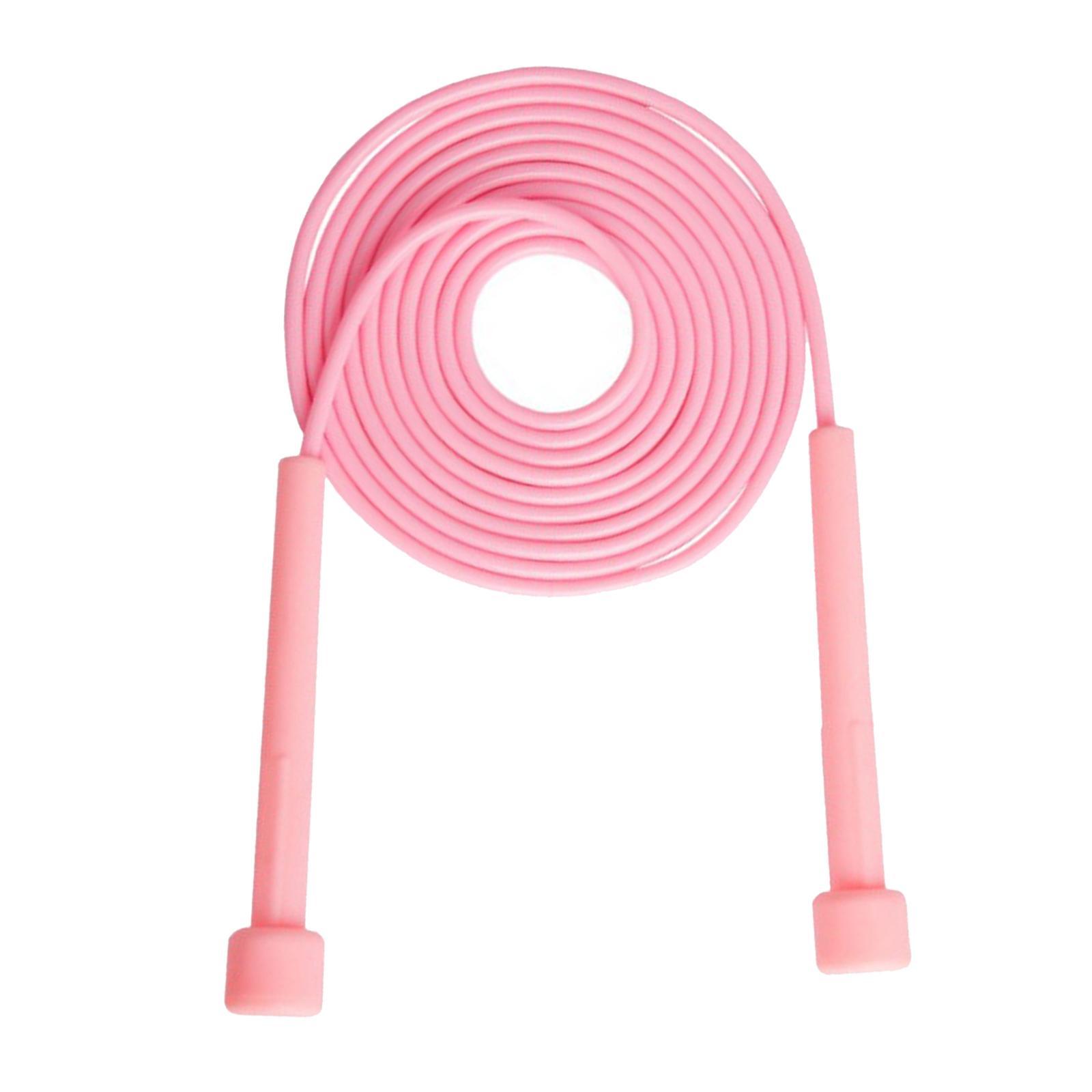 Jump Rope Gym Training Exercise Skipping Boxing Ropes 9' Adult - Pink