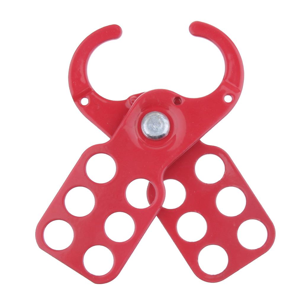 Khóa Tagout Chốt Bấm Với PE Bọc Tay Cầm Giữ Lên Đến 6 Khóa Móc Treo, 1 ''Hàm