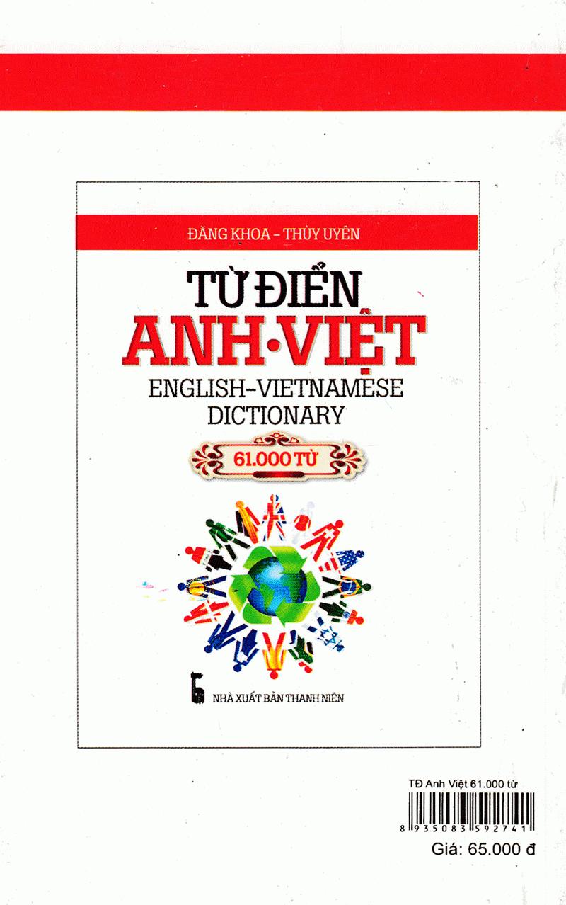 Từ Điển Anh - Việt - Sách Bỏ Túi