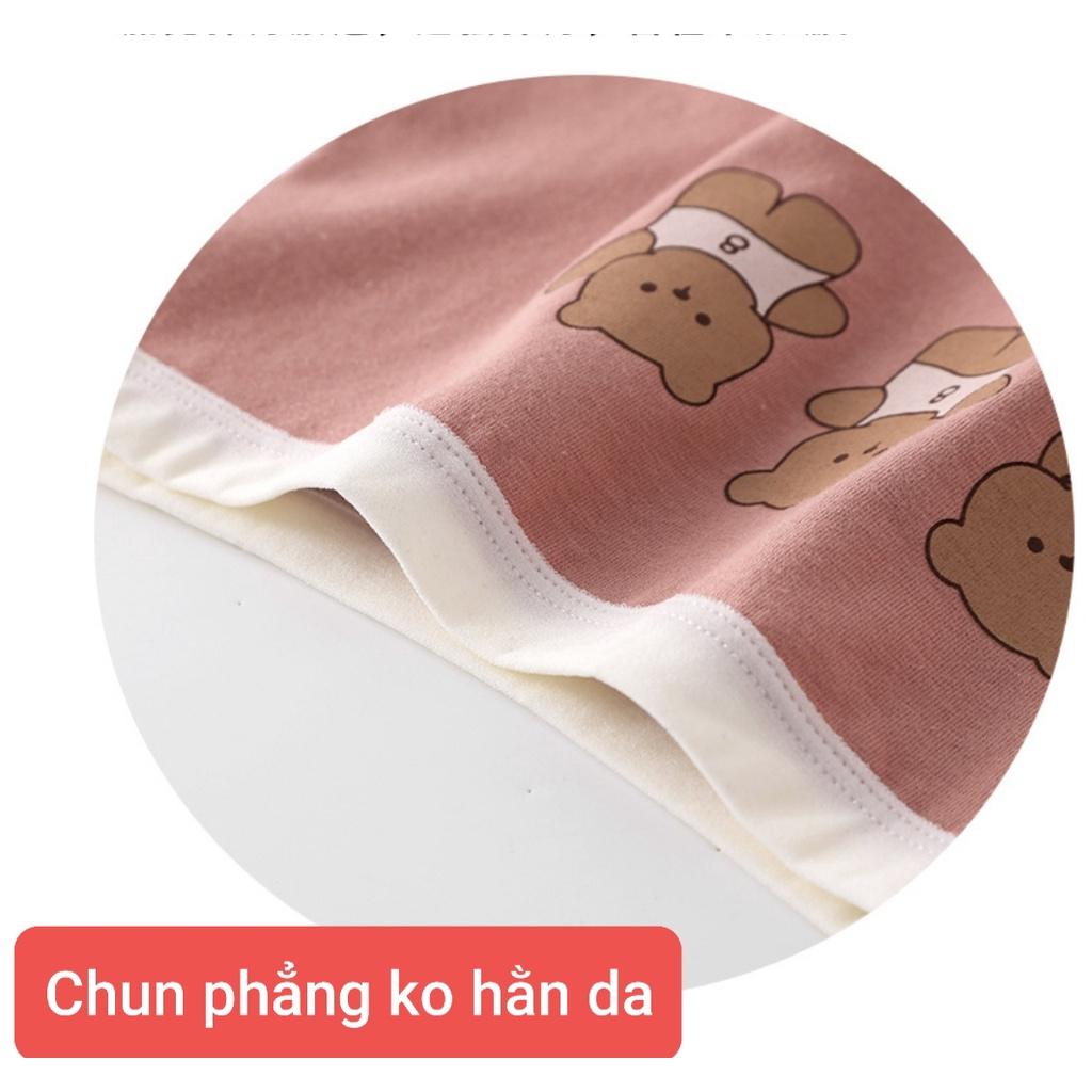 Chip đùi bé gái combo 3 quần lót cotton trẻ em từ 9-45kg