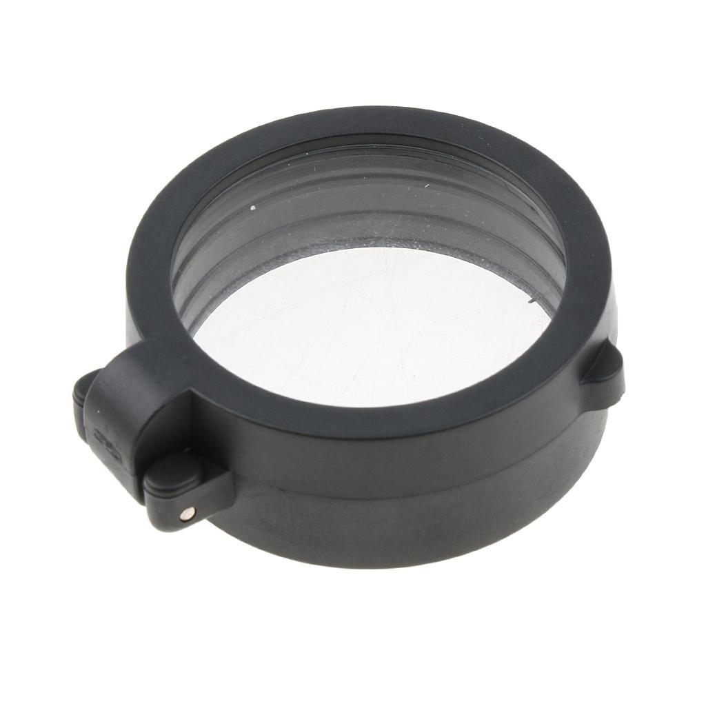 Protective Cover Lens Caps Protector - /1.73" for Telescope Black