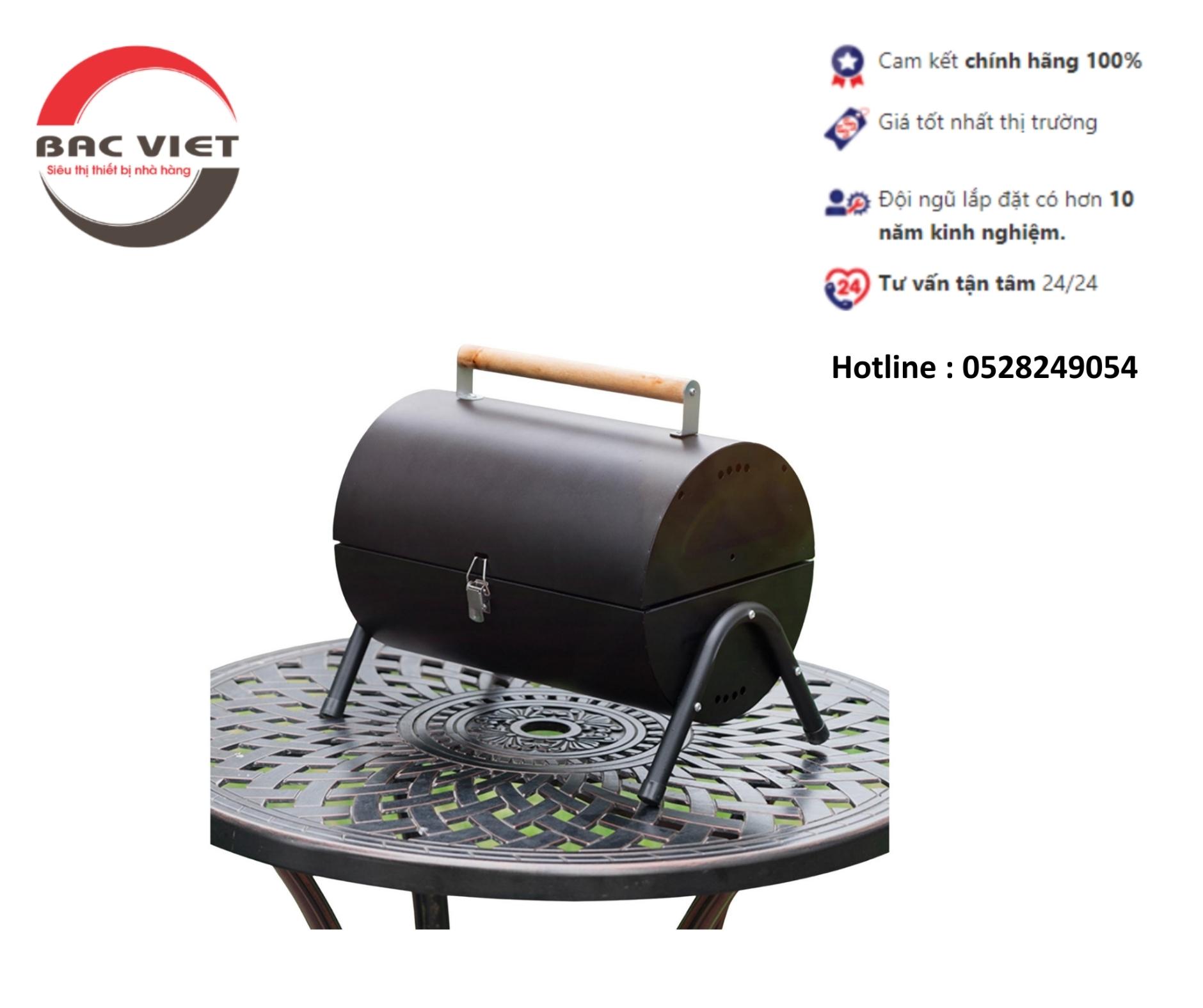 BẾP NƯỚNG THAN HOA BBQ MINI [ TẶNG VỈ NƯỚNG] NGOÀI TRỜI CẦM TAY CHO GIA ĐÌNH