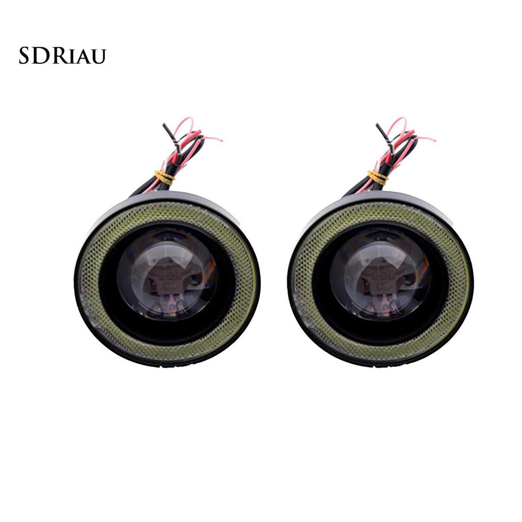 Set 2 Đèn Sương Mù 30w Điều Khiển Từ Xa 89 / 76mm 360 Độ Cho Xe Hơi