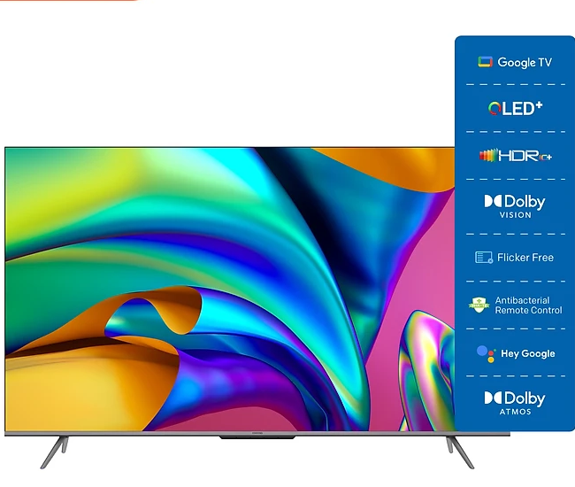 Google Tivi Qled+ 65 Inch - 65Y72 PRO - Hàng Chính Hãng