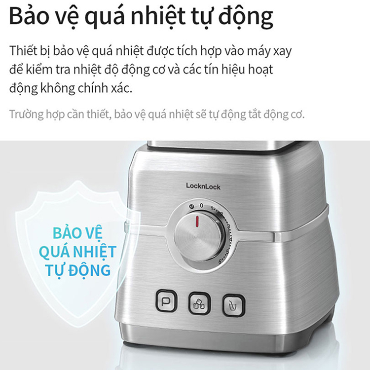 Máy xay sinh tố siêu mạnh Lock&Lock EJM476SLV - Hàng chính hãng