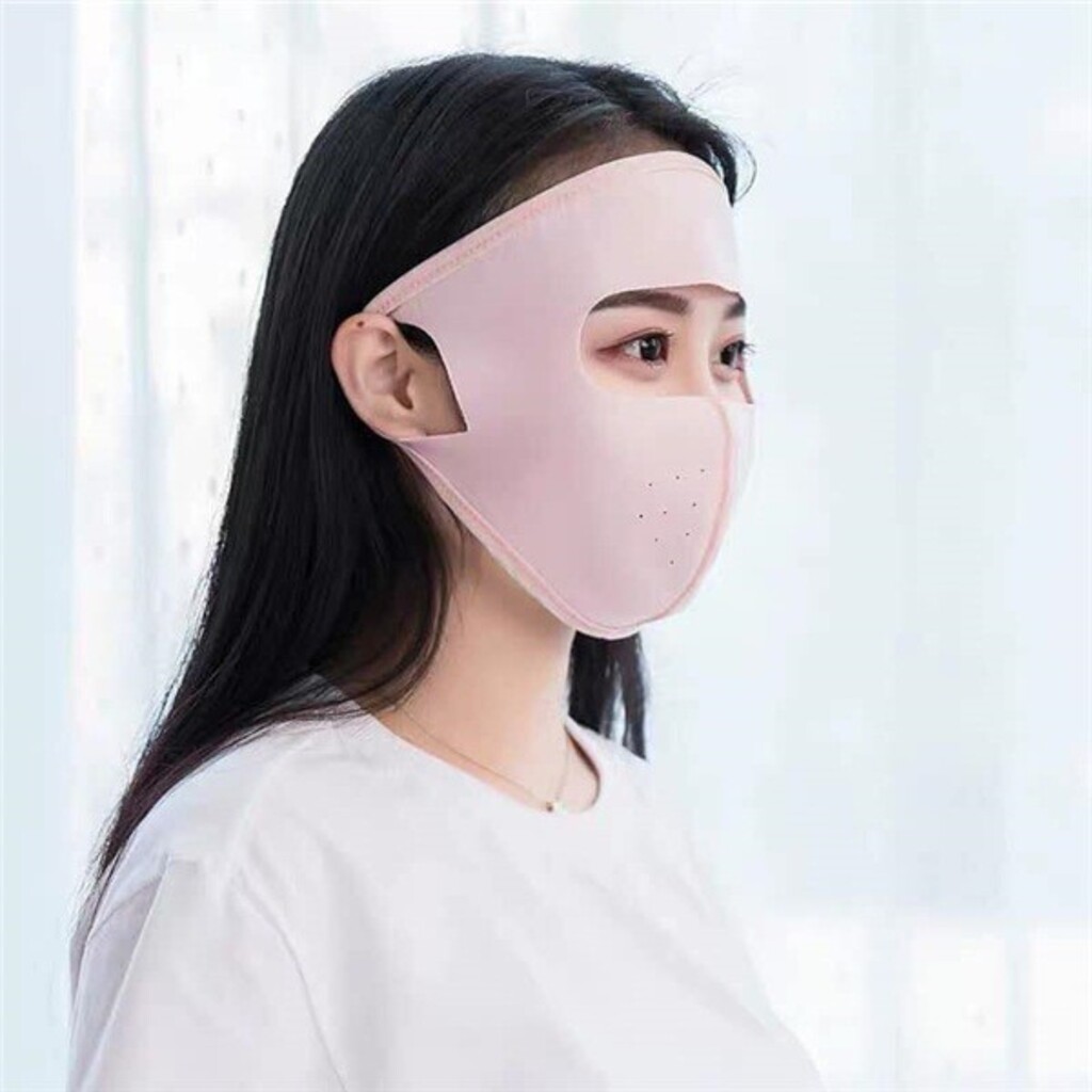 Khẩu trang ninja chống tia cực tím, chất vải lụa băng (ICE FABRIC) mát lạnh, nhiều màu sắc lựa chọn