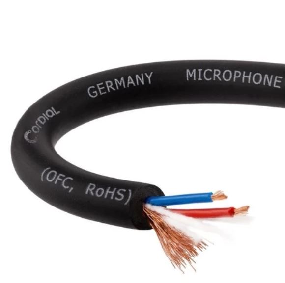 CORDIAL CMK 222 – Dây Microphone Cao Cấp Sản Xuất Tại Đức | Dây Tín Hiệu Âm Thanh Chống Nhiễu - Hàng Chính Hãng
