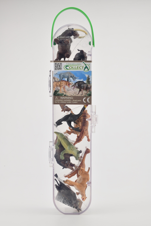Bộ hình thu nhỏ: Động Vật Tiền Sử - CollectA Box of Mini Prehistoric Animals, hiệu: CollectA, mã HS 9655090 -  Chất liệu an toàn cho trẻ - Hàng chính hãng
