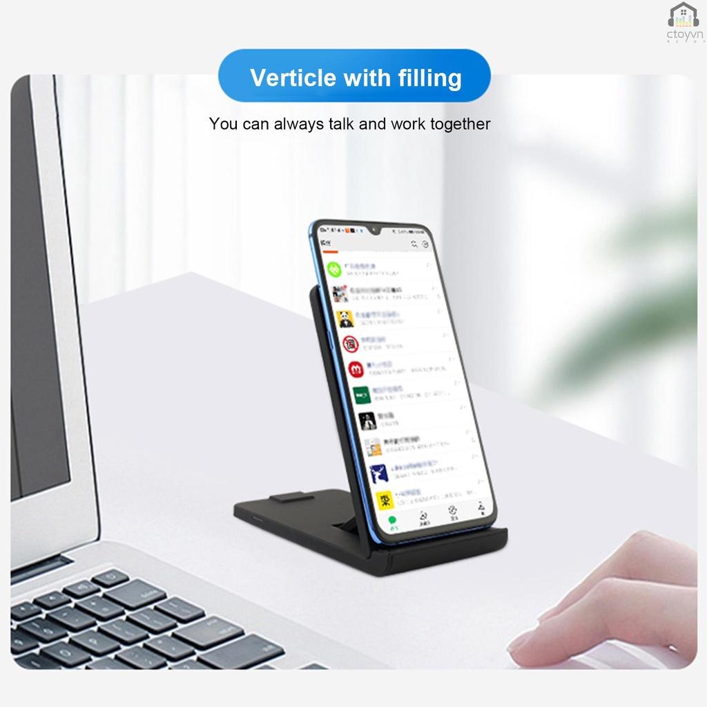 Đế sạc nhanh không dây 15W/10W/7.5W/5W cho iPhone 11 X XR S10e Note 10