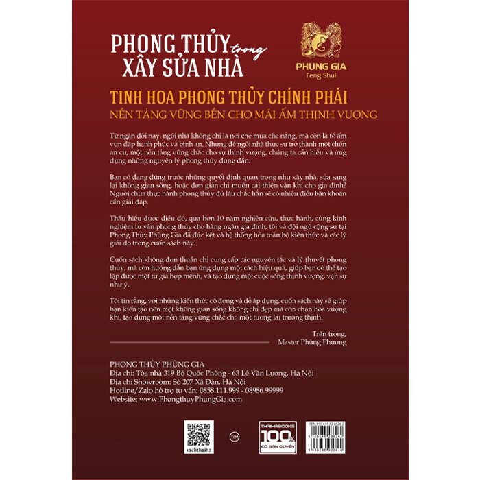 Phong Thủy Trong Xây Sửa Nhà - Khơi Dậy Năng Lượng Thịnh Vượng (Bìa Cứng)