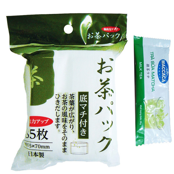 Set 85 túi lọc trà, cà phê nội địa Nhật Bản + Tặng Gói Trà Sữa Matcha / Cafe Macca