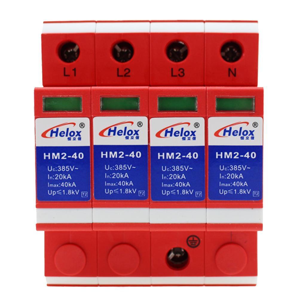 380V Three-phase Power Supply  Arrester SPD Surge Protector Device