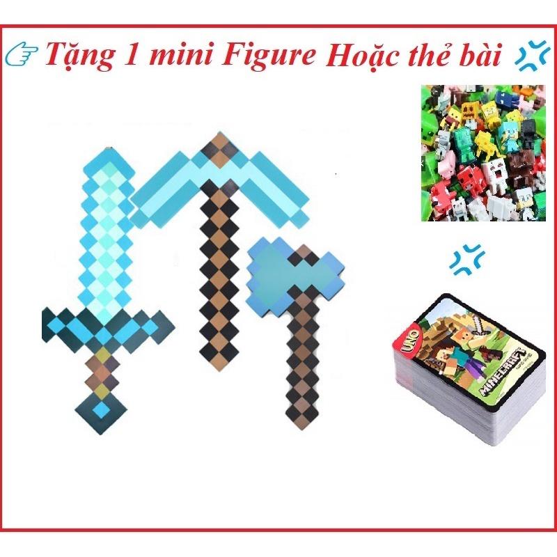 Đồ chơi mô hình Minecraft - tặng thẻ bài hoặc mini figure mine craft