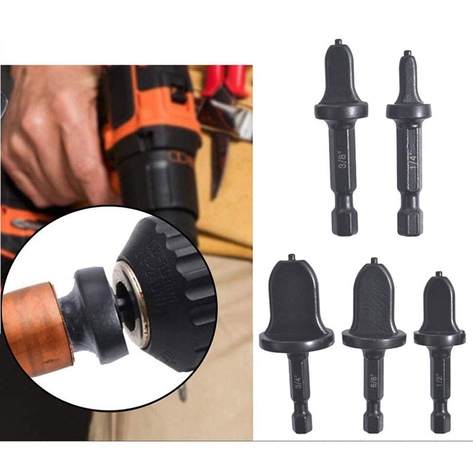 5PCS Tube Pipes Expander Utility Tool Swaging Tools Air Conditioner Copper Pipes Expand 3/4 5/8 1/2 3/8 1/4inch Utility