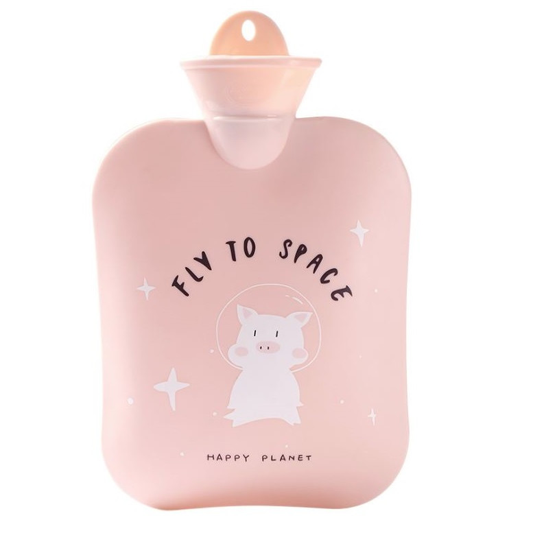 Túi Chườm Nóng Lạnh Cute Pig  Big Size 1300ml ( Tặng Kèm Túi Vải Bông Mềm Mại)