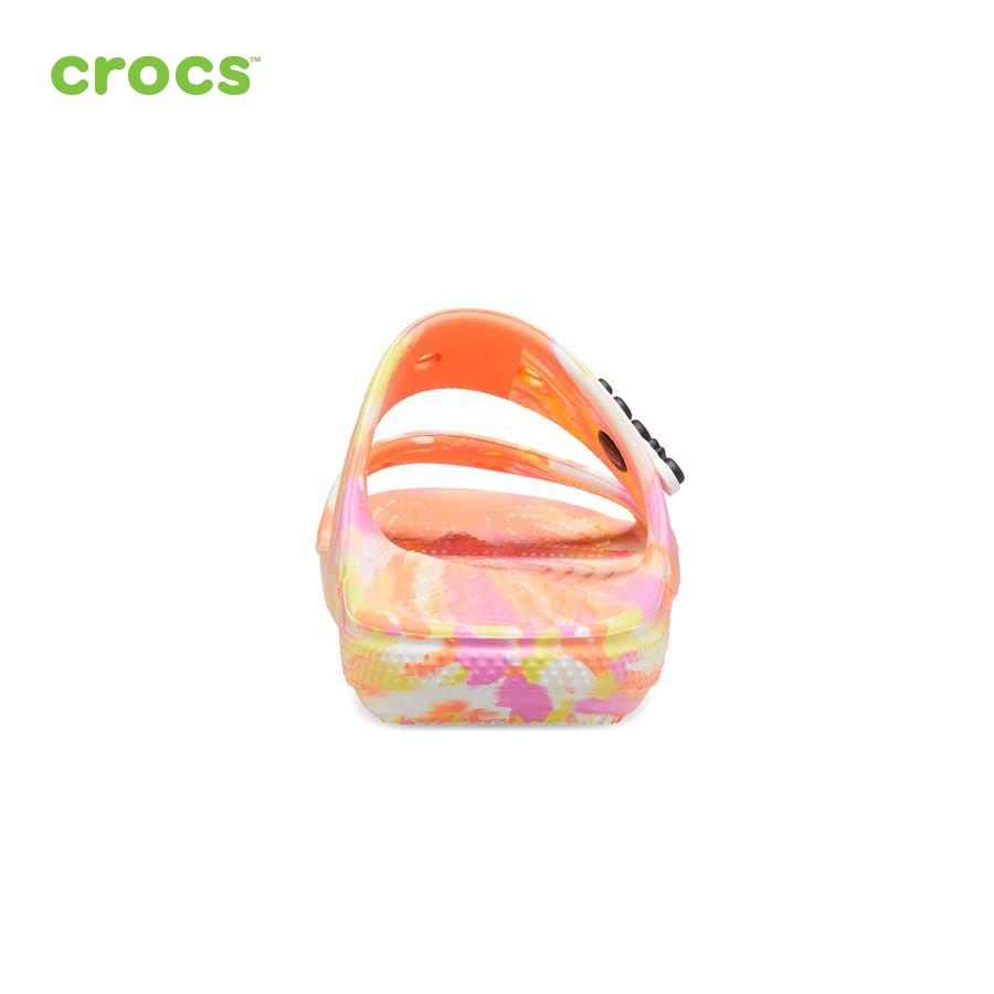 Giày sandal unisex Crocs FW Classic Sandal U Marbled Papaya/Multi - 207701-83F