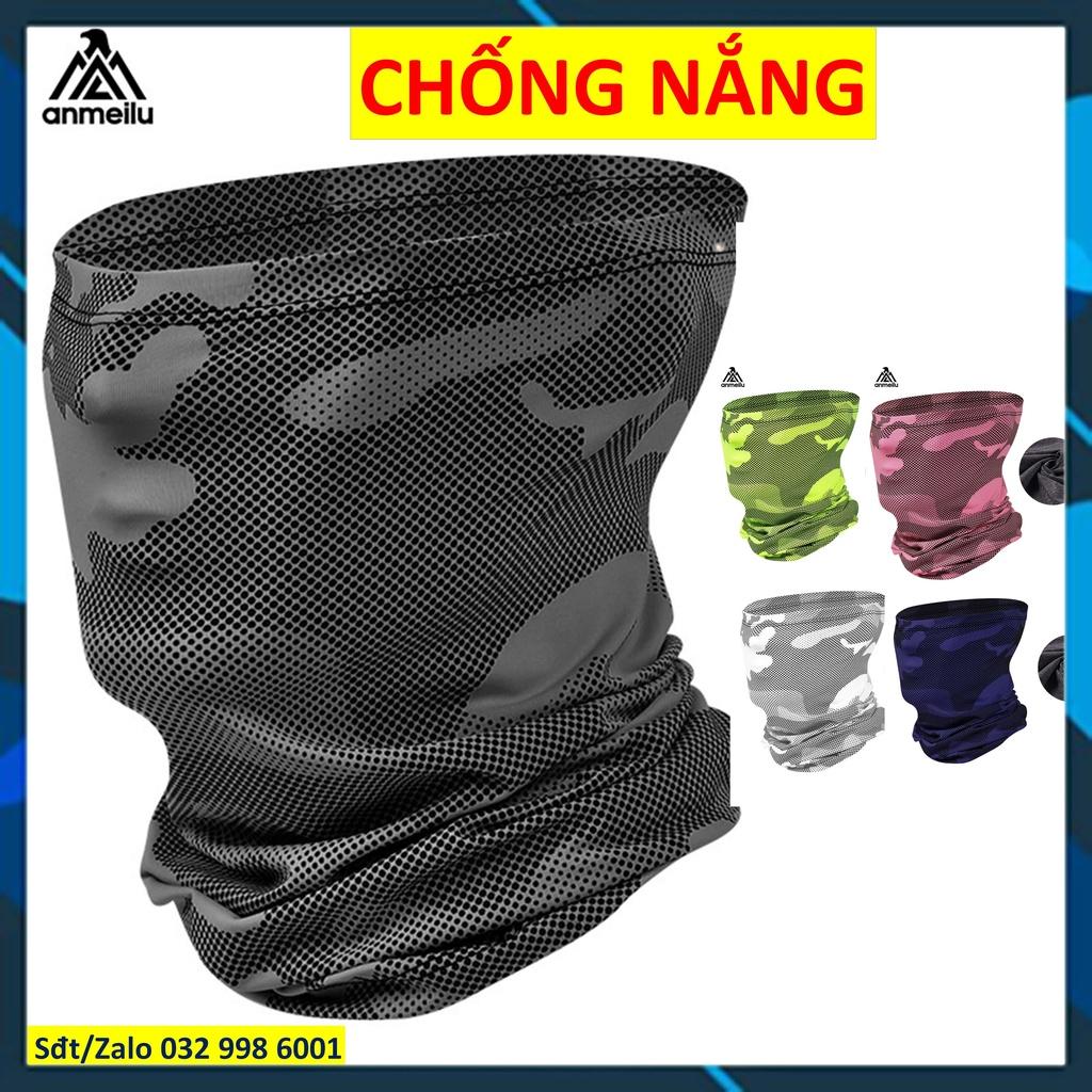 Khăn chống nắng lụa mát cao cấp chính hãng Anmeilu 2541 Bình nước Ống tay Ống chân chống nắng Phụ kiện xe đạp ddcg