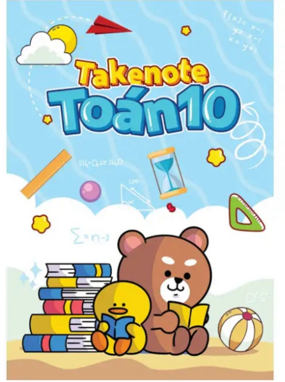 Sách - Combo Takenote Toán + tiếng anh lớp 10