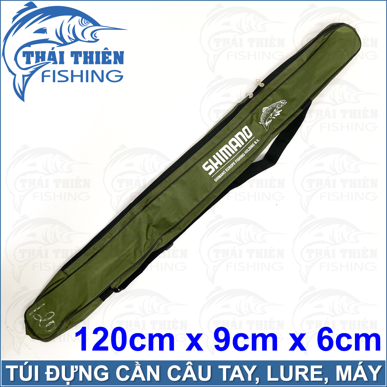 Túi Đựng Cần Câu Tay, Lure, Máy Shinano Có Chống Thấm, Dây Đeo, Quai Xách