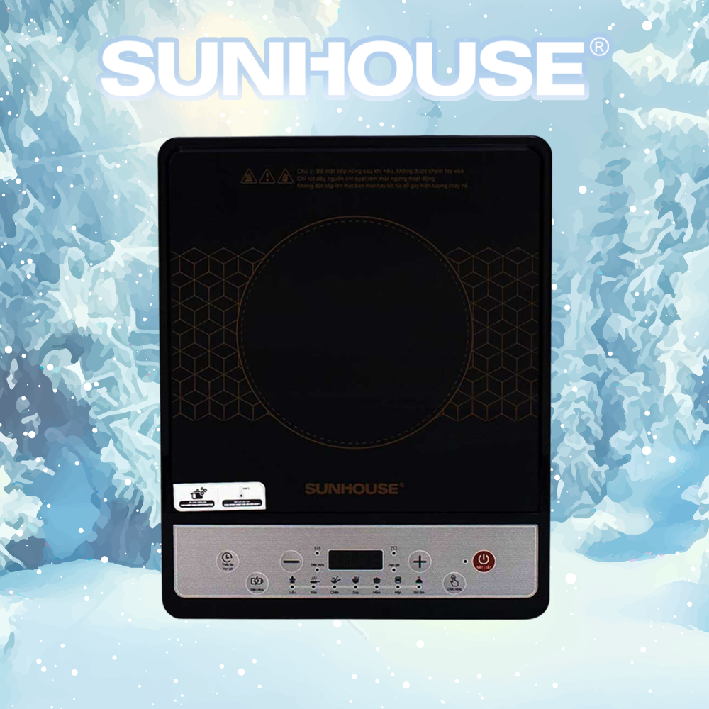 Bếp từ đơn SUNHOUSE SHD6160 - Hàng chính hãng, kèm nồi lẩu