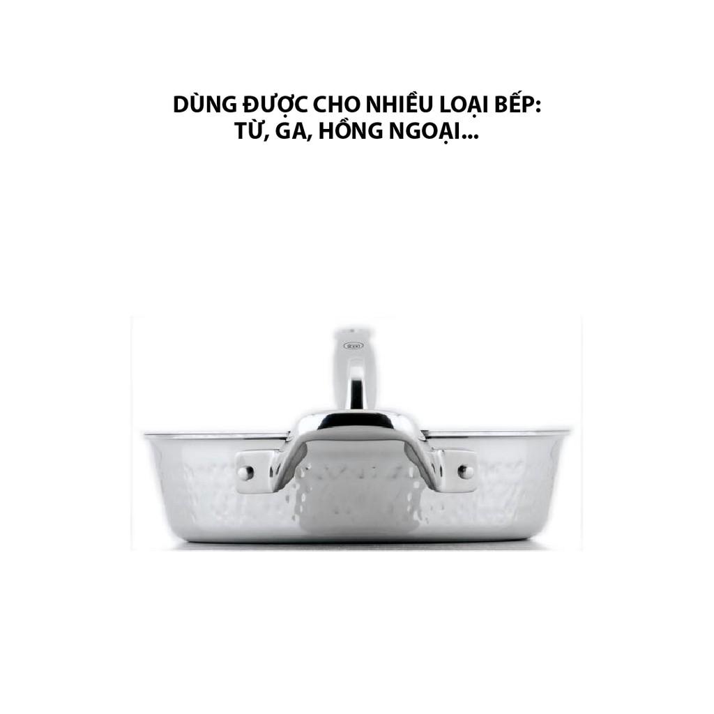 Chảo Inox Stern có nắp CS 16x8cm-062200