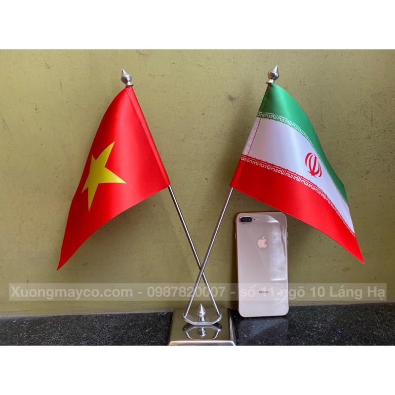 Cờ để bàn các nước đế inox
