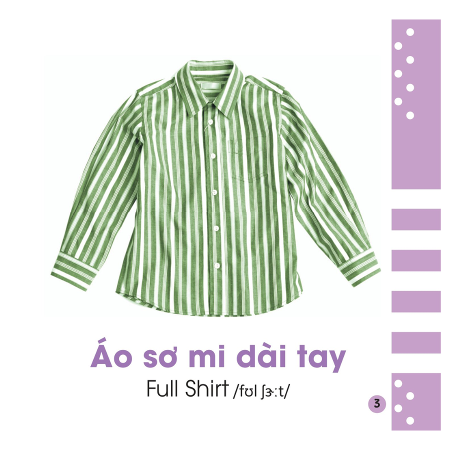 Từ Điển Bằng Hình Cho Bé - Trang Phục Và Phụ Kiện - Clothes And Accessories