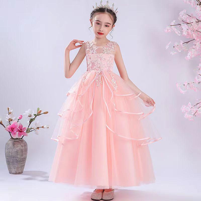 DIYIWEI Váy công chúa cho bé gái Váy váy mùa hè cho bé gái siêu xinh xắn