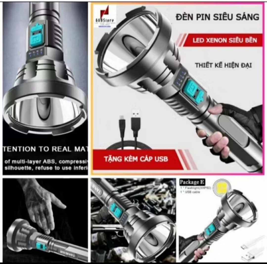 ĐÈN PIN LED SIÊU SÁNG 3 CHẾ ĐỘ SOI ĐÊM CHUẨN CHẤT LƯỢNG LUÔN