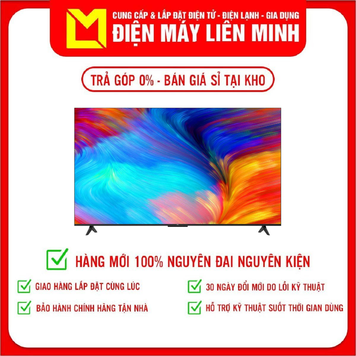 Google Tivi TCL 4K 43 inch 43P638 - Model 2022