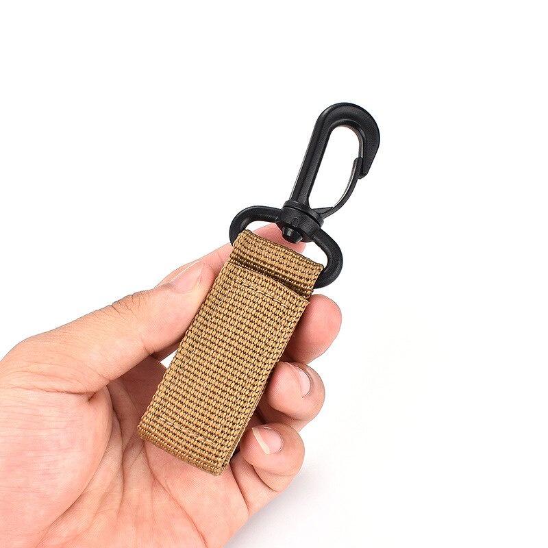 Climbing Accessory Outdoor Carabiner Strength Nylon Tactical Backpack Key Hook Webbing Buckle Hanging System Belt Buckle Hanging
