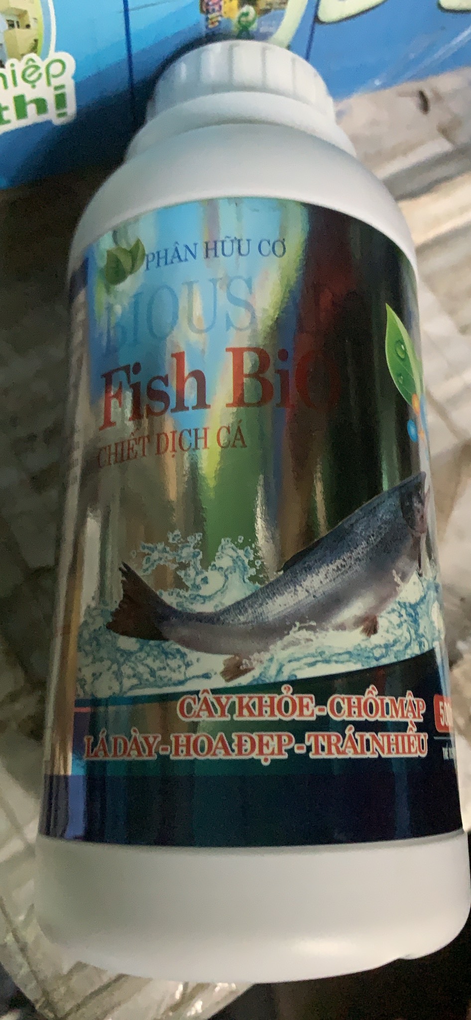 Phân cá hữu cơ không mùi Fish BIO lọ 500ml