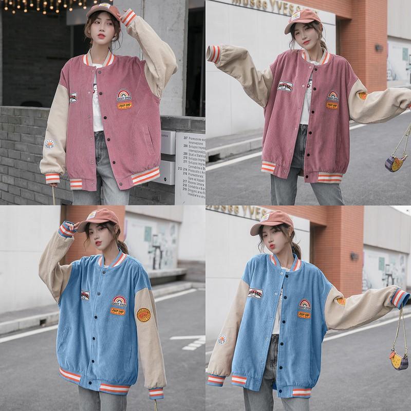  Áo local brand Bomber nhung cầu vồng End