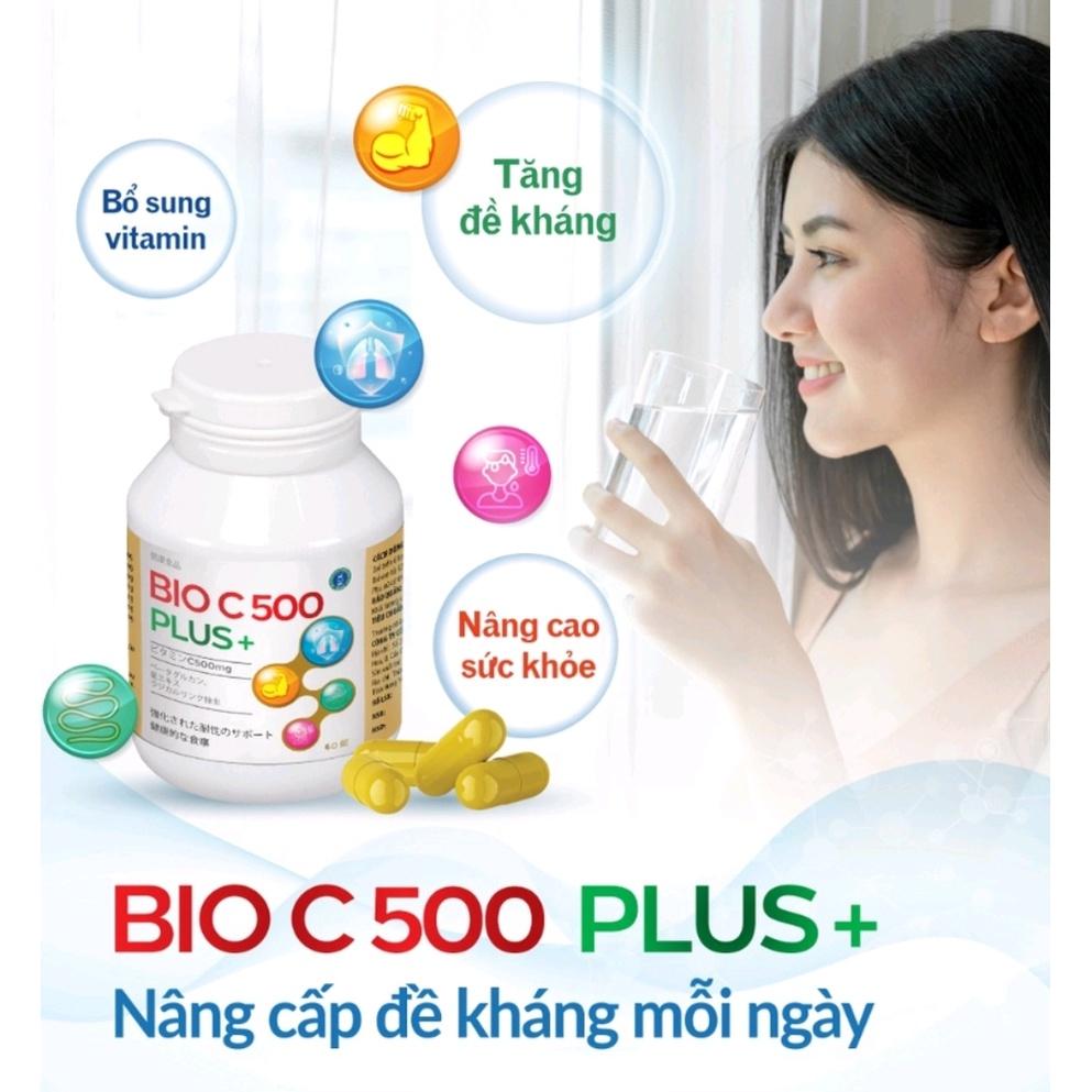 Viên uống bổ sung VITAMIN C - Bio C 500 Plus+ Vshine tăng cường sức đề kháng , nâng cao sức khỏe