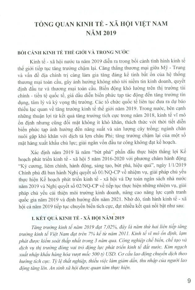 Niên Giám Thống Kê 2019