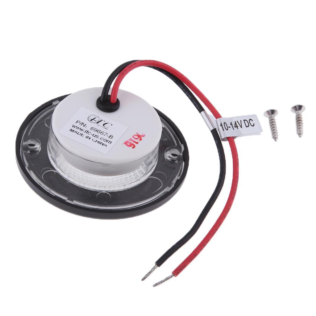 Ceiling Dome Roof Interior White LED Circular Light Reading Lights 6300K